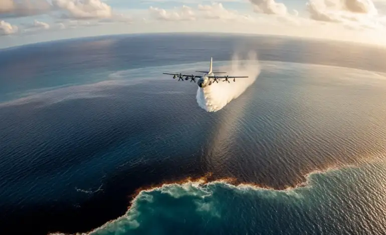 Aplikasi Oil Spill Dispersant dari Udara (Aerial Dispersant Spray)