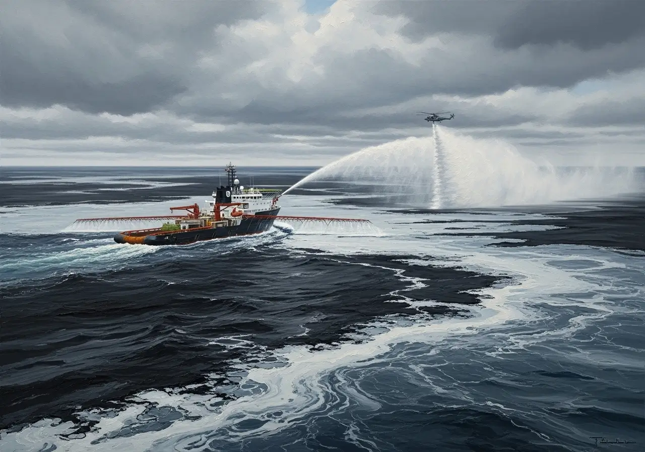 Penanggulangan Tumpahan Minyak di Laut dengan Dispersan