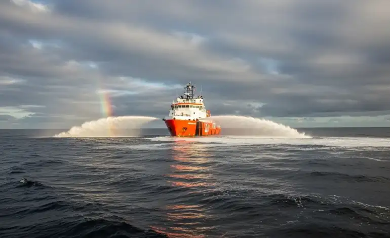 Aplikasi Oil Spill Dispersant dari Kapal (Vessel Spraying)