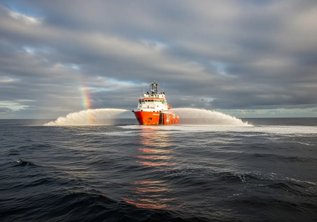 Aplikasi Oil Spill Dispersant dari Kapal (Vessel Spraying)