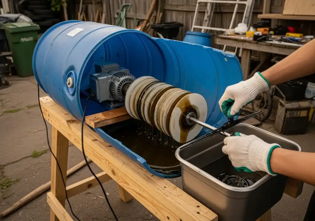 cara membuat oil skimmer sendiri