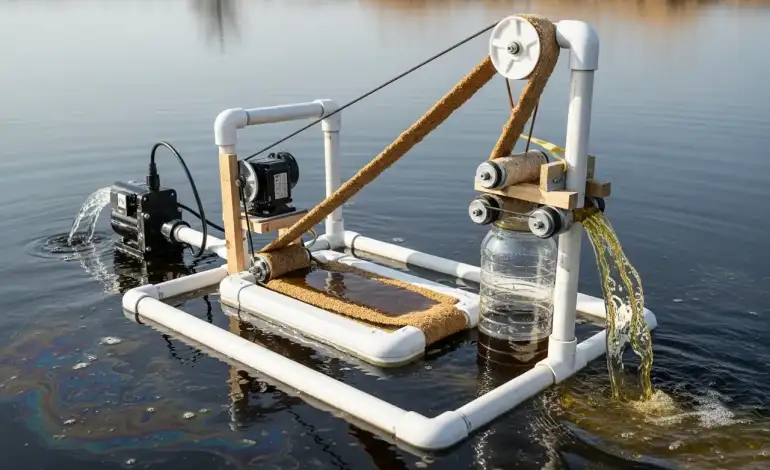 Cara Membuat Oil Skimmer (DIY) untuk Skala Kecil