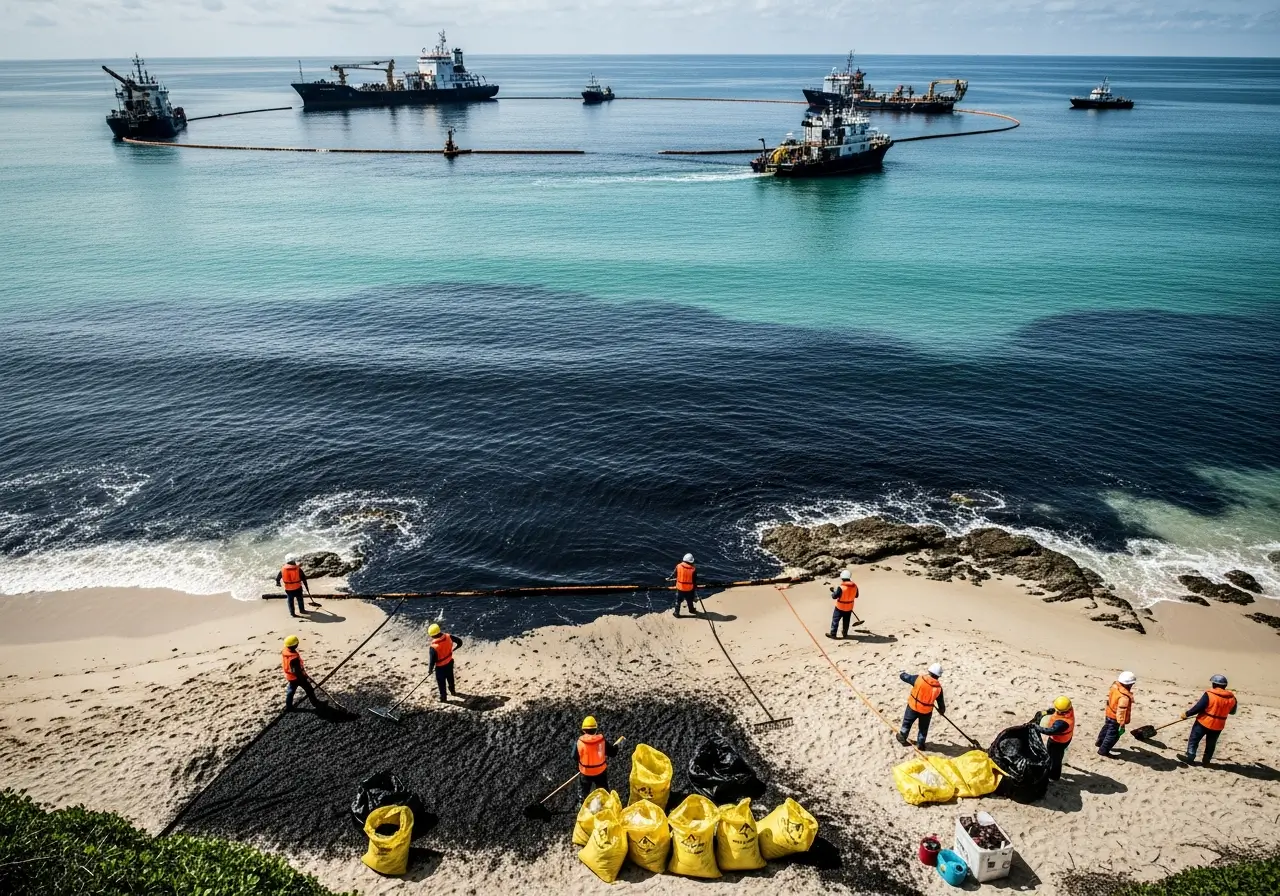 Mengenal Berbagai Alat Penyerap Tumpahan Minyak di Laut untuk Penanganan Efektif