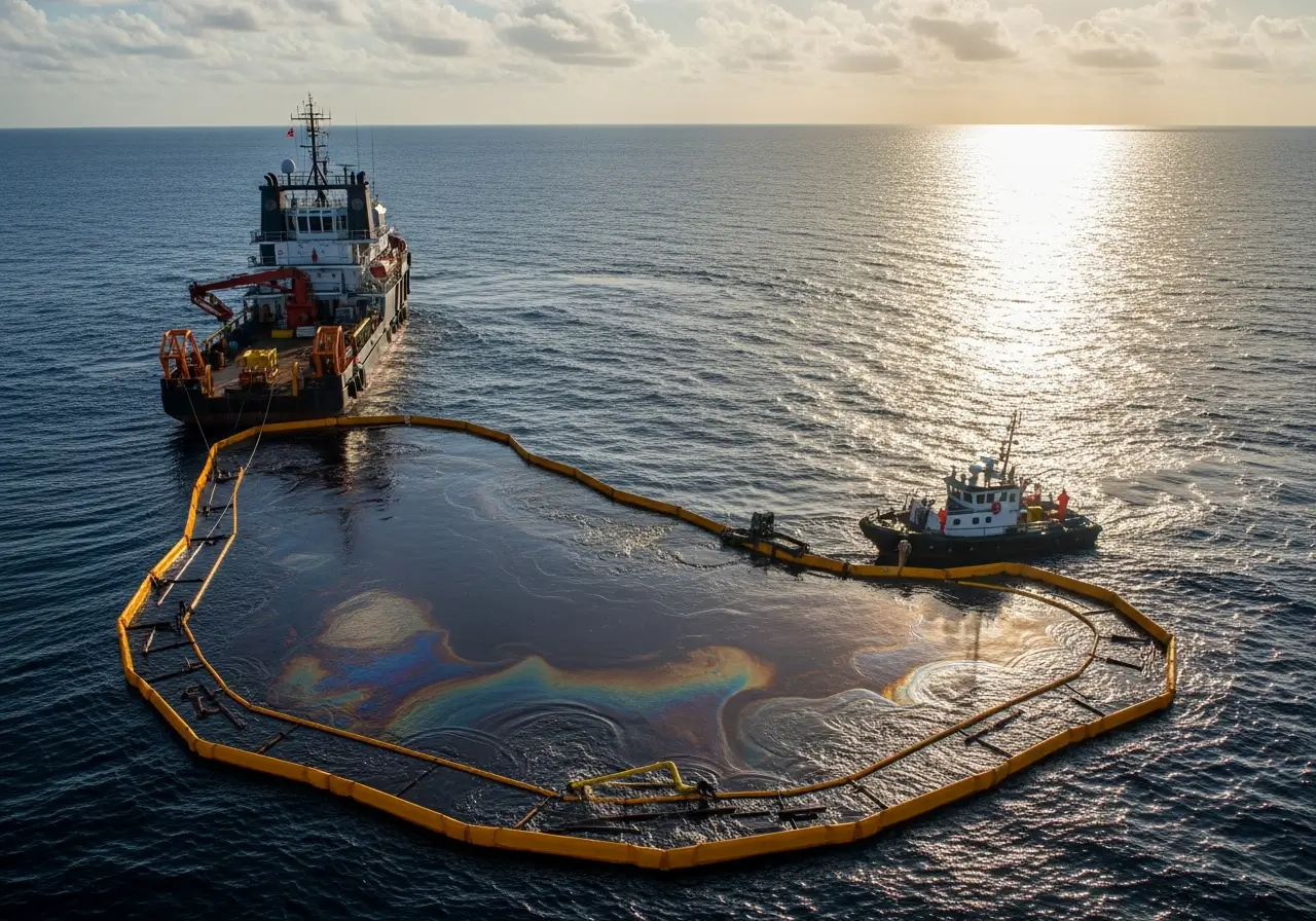 Mengenal Alat Pembersih Tumpahan Minyak di Laut