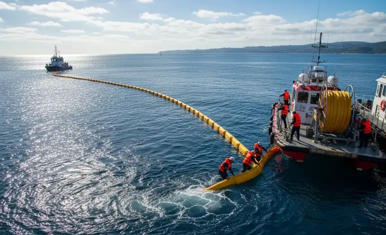 Oil Boom, Alat untuk Melokalisir Tumpahan Minyak di Laut
