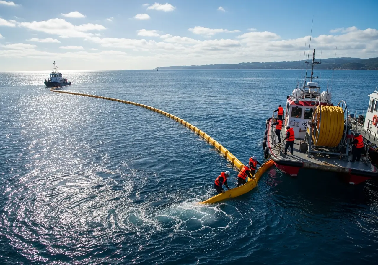 Oil Boom, Alat untuk Melokalisir Tumpahan Minyak di Laut