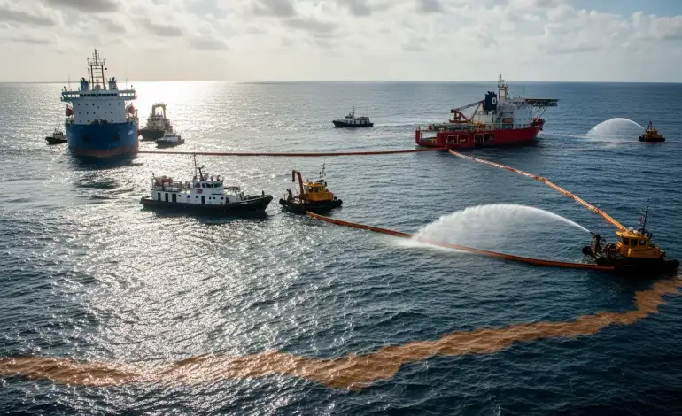 Rangkaian Peralatan Penanggulangan Tumpahan Minyak (Oil Spill Equipment)