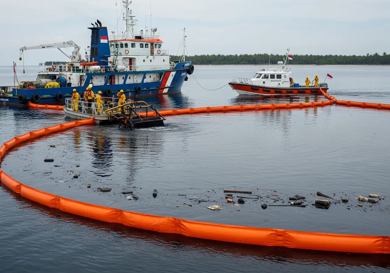 Prinsip-Prinsip Penanggulangan Tumpahan Minyak