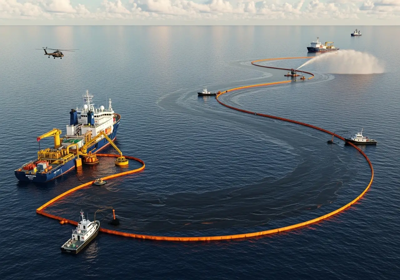 Deretan Peralatan Penting untuk Penanganan Tumpahan Minyak di Laut