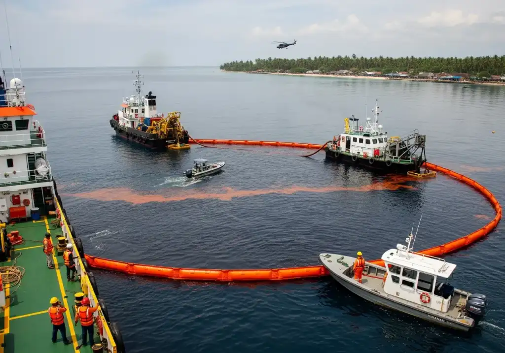 penanggulangan tumpahan minyak di indonesia